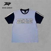 Camisas Hombre Ribetes Manga Y Espalda